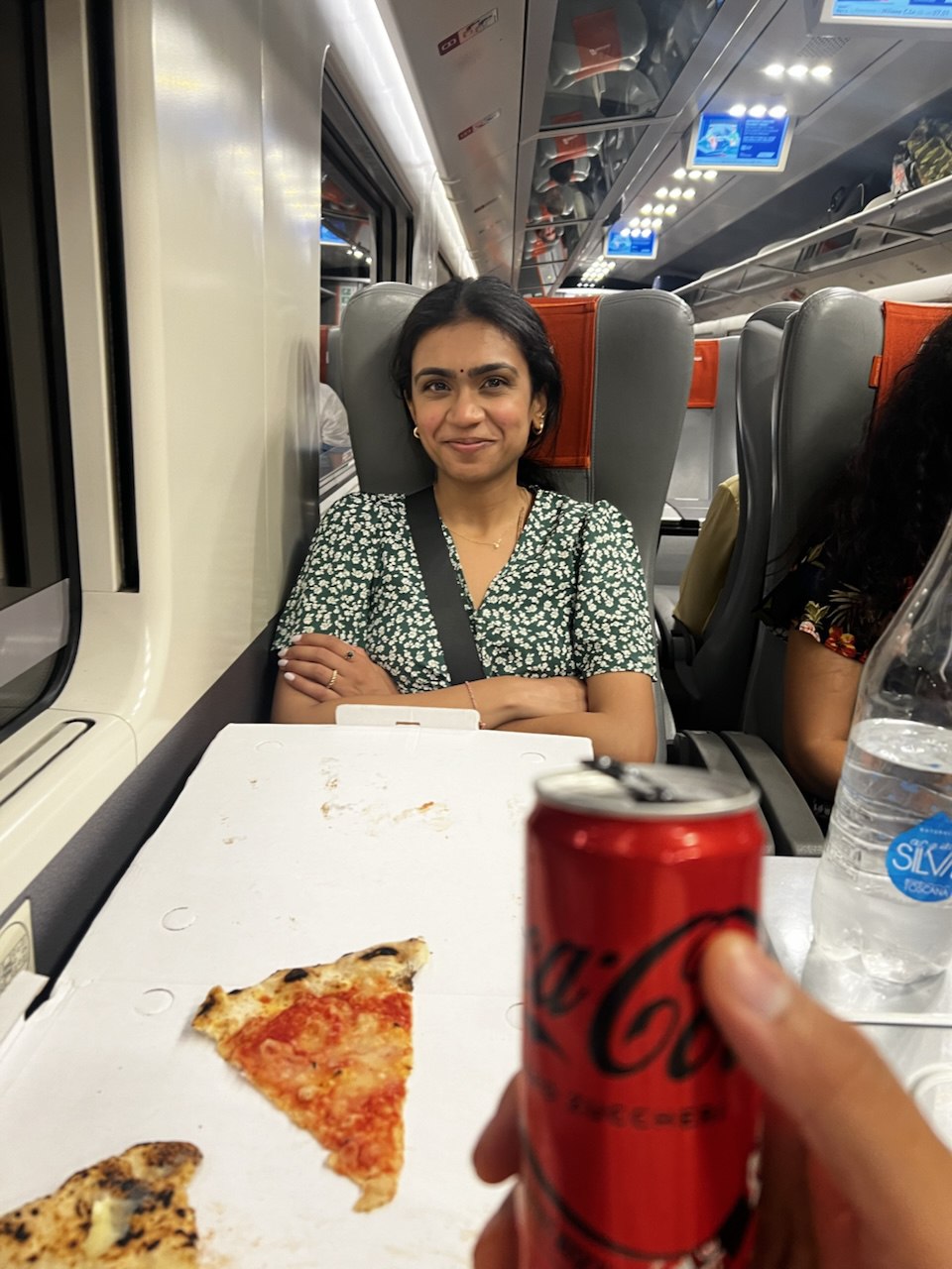 Bhumi and Sahil on Train
