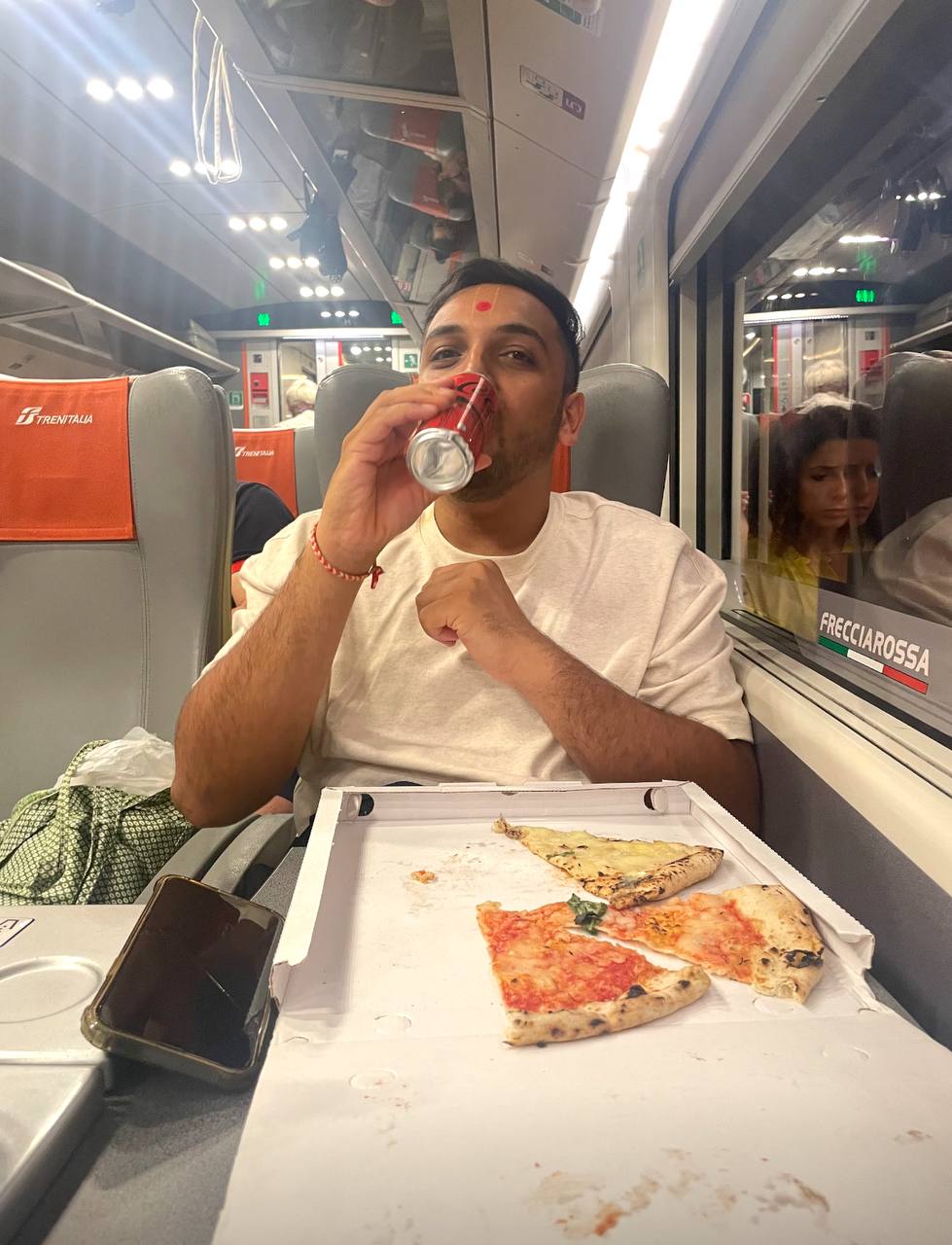 Sahil on Train